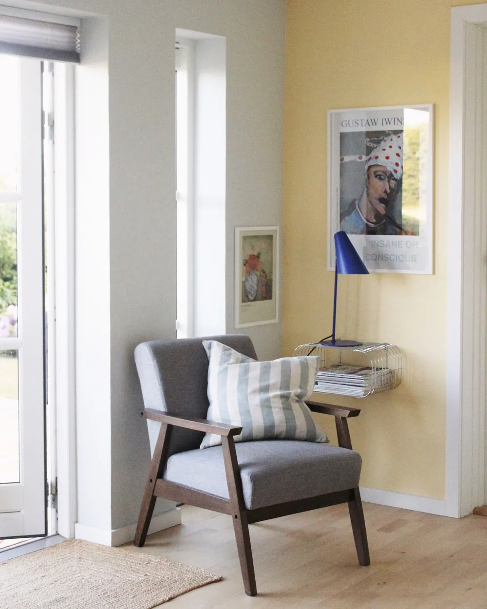 Armchair ASNES Fabric Grey