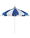 Market Parasol 245 cm MINOA White/ Blue
