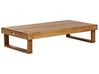 Stolik kawowy ogrodowy MARETTIMO 60 cm 110 cm Certyfikowane drewno akacjowe Brązowy