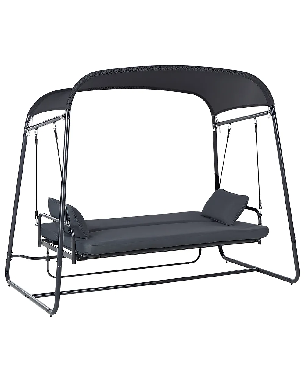 Patio Swing MARSCIANO Metal Dark Grey_961269
