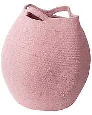 Conjunto de 2 cestos PANJGUR Algodão Rosa_846411