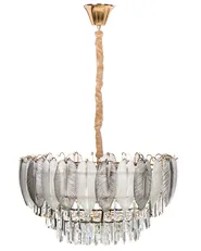 Chandelier CANAGUA Glass Brass_1006224
