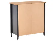 Komoda 5 szuflad SHILLINGTON Drewno sosnowe Czarny_966222