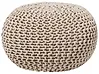 Pouffe CONRAD Cotton Light Beige