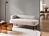 Left-Hand Chaise Longue MIRMANDE Boucle Off-White
