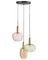Lampa wisząca NJORO Szkło Kolorowy
