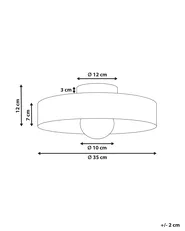 Ceiling Lamp LUGUSE Glass Pink_1074942