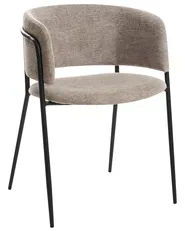 Set di 2 sedie da pranzo SPRINGER Ciniglia Tortora_1040017