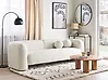 Sofa 3 Seater LEIREN Boucle White