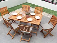 Gartentisch klappbar CENTO 140 cm 75 cm Akazienholz Braun_1155044