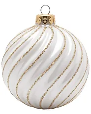 Conjunto de 21 bolas de Navidad FROSTGLOW Vidrio Blanco_1192247