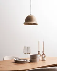 Pendant Lamp GOIKA Mango Wood Light Brown_986376