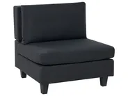 1-Seat Section UNSTAD Fabric Black_893359