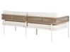 Loungeset 4-zits aluminium wit SERLA_930771