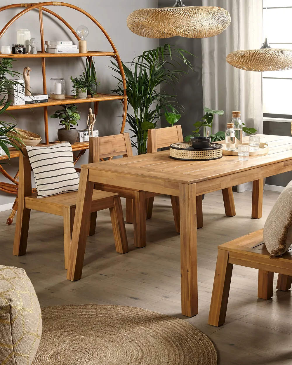 Garden Chair LIVORNO Acacia Wood Brown_796720
