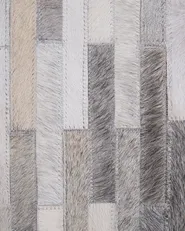 Tappeto AHILLI Grigio 140 x 200 cm Pelle naturale_688987