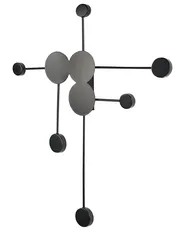 LED Wall Lamp MARIATO Metal Black_872309