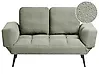 Sofa Bed 2 Seater BREKKE Boucle Green