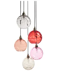 Pendant Lamp PABELLON Glass Red_968277