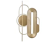 Decorazione da parete VESDUM 92 cm Oro_1182967