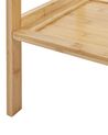 Bamboo Bathroom Shelving Unit Light Wood BECKLEY _927216