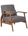 Fauteuil kunstleer bruin SKARA_927261