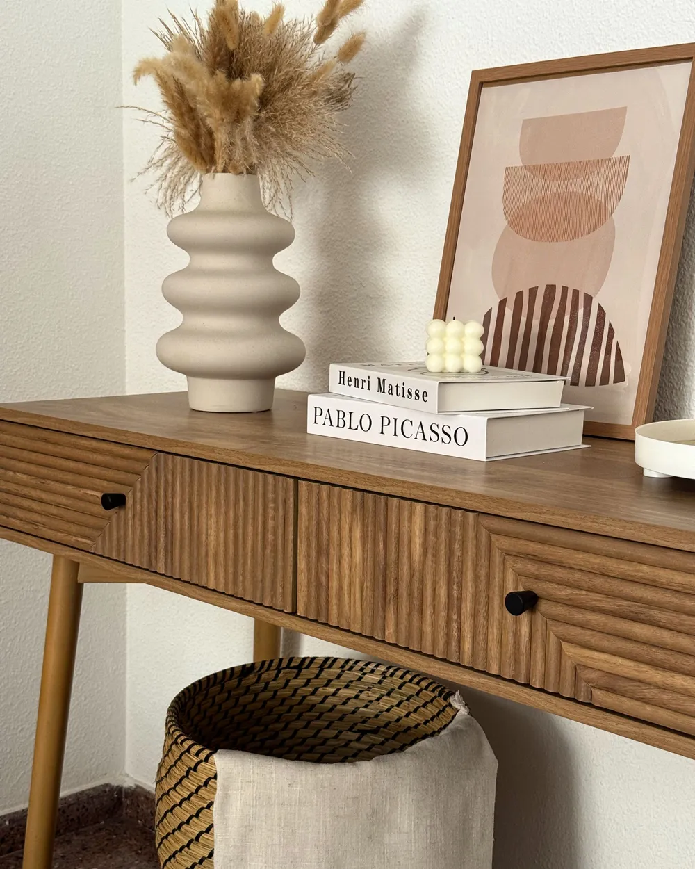 Console Table RONGE Light Brown_1085801