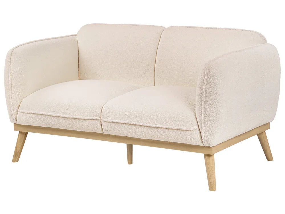 Divano 2 posti LJUNG Bouclé Beige chiaro_1076450