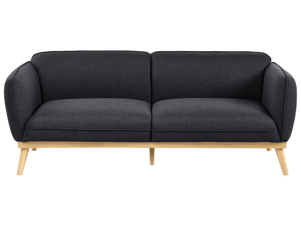 Sofa 3 Seater LJUNG Fabric Black