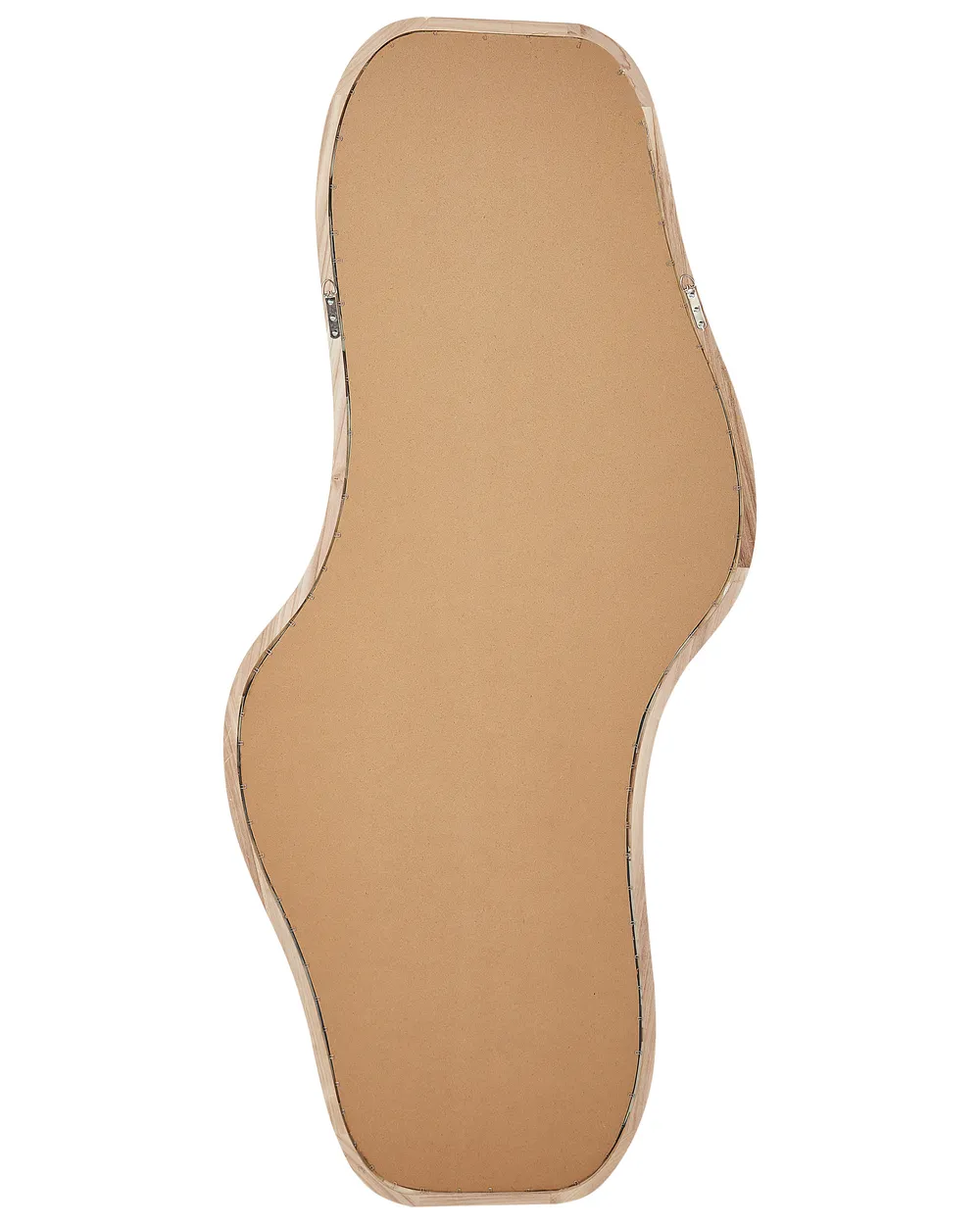 Wall Mirror BIOLLET 80 cm 180 cm Paulownia Wood Natural - Beliani.ch