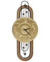 Wanduhr Eisen gold 36 x 83 cm NOBELIUM_935700