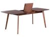 Extending Dining Table 150/190 x 90 cm Dark Wood MADOX_777892