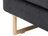 Set da salotto 6 posti JERSLEV Tessuto Nero_1013854