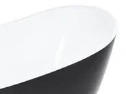 Vasca da bagno freestanding ANTIGUA 170 x 77 cm Nero_771374