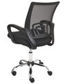 Cadeira de escritório em tecido preto SOLID_920014