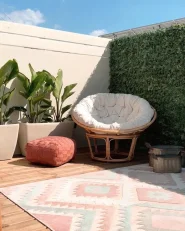 Plant Pot BARIS 74 cm Light Beige_1171450