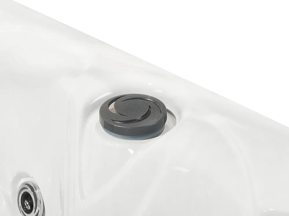 Outdoor Hot Tub with LED LASTARRIA White_818680