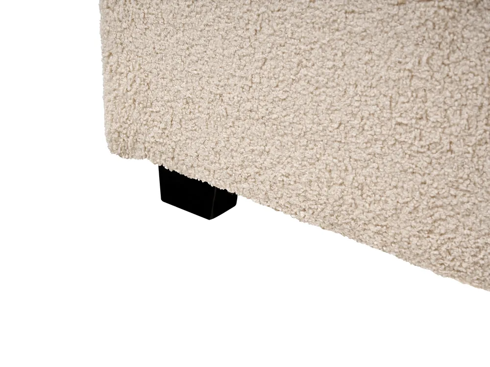 Waterbed Boucle VAUCLUSE 160 x 200 cm (EU King Size) Beige_976155