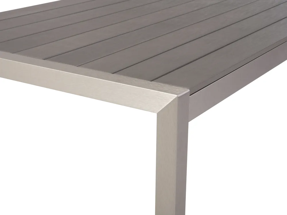 Garden Dining Set 6 Seater VERNIO Grey_47348