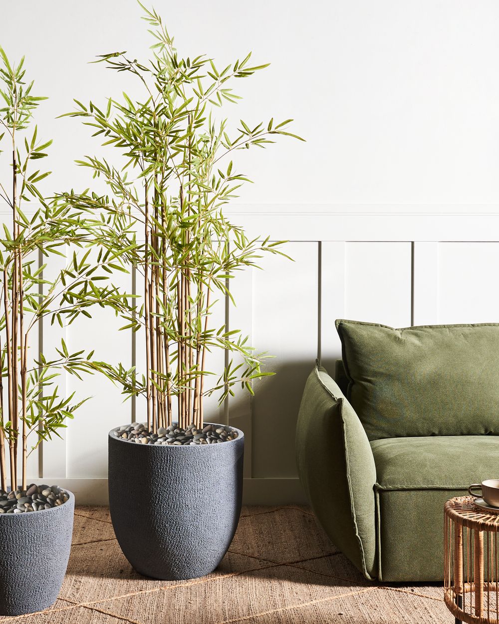Plant Pot KANNIA 46 cm Light Grey