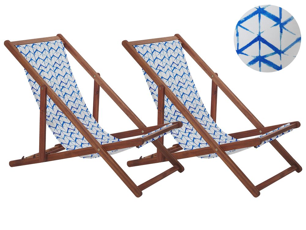 Set of 2 deck chairs outlet