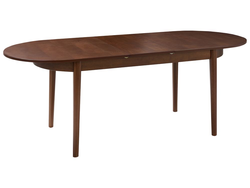 Rozkladací jedálenský stôl LARTO tmavý jaseň 180/220 cm 90 cm