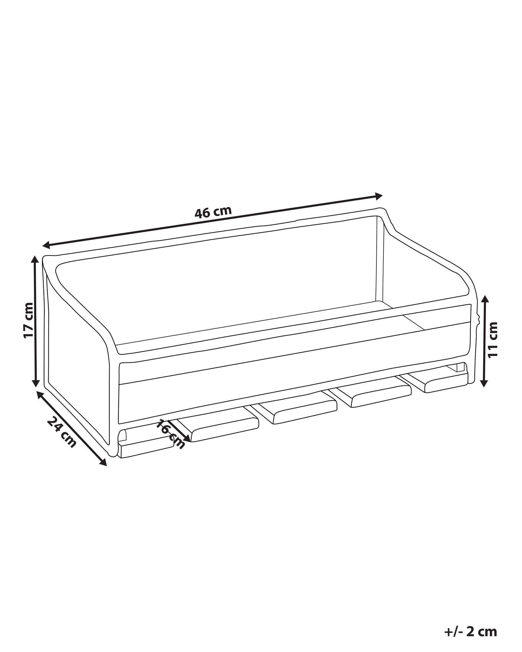 Rattan Wall Shelf with Glass Holder Light SAHAB_885215 Rattan Wall Shelf with Glass Holder Light SAHAB_885215