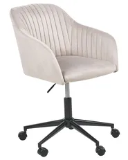 Desk Chair VENICE Velvet Taupe_868460