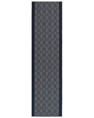 Matta 80 x 300 cm marinblå CHARVAD