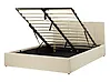 Ottoman Bed DREUX Fabric Beige 140 x 200 cm (EU Double)