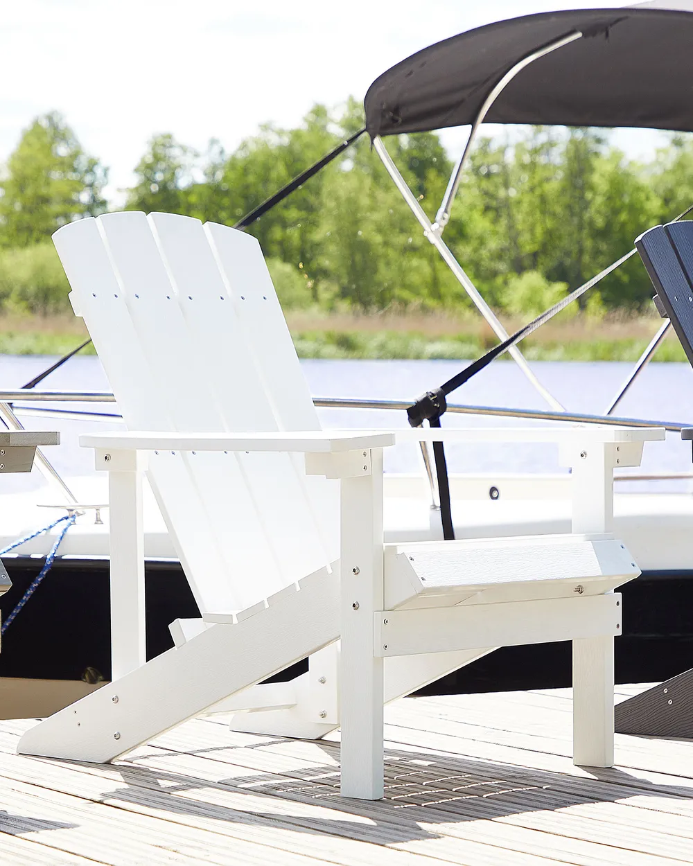 Chaise de jardin ADIRONDACK Blanc - Main Image
