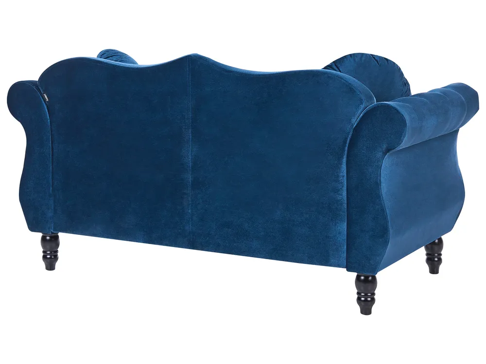 Divano 2 posti SKIEN Velluto Blu marino_743243