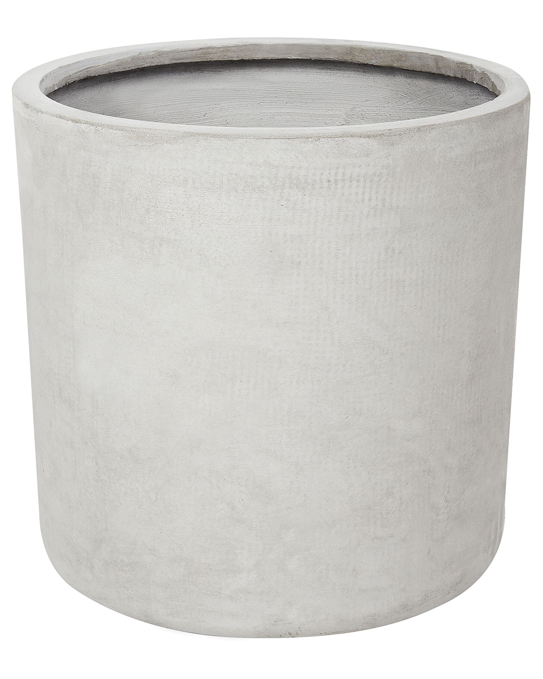 Vaso per piante grigio 42 x 42 x 42 cm MESSENE_853283