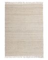 Jutový koberec 140 x 200 cm béžový AFRIN_807458